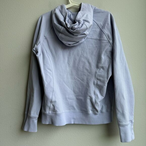 Lululemon Scuba Pullover Hoodie Lavender Dew Size 6 Small Stretch French Terry - Picture 3 of 5